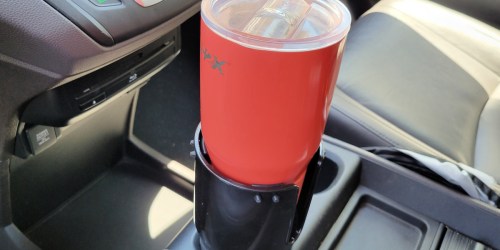 Car Cup Holder Expander Only $11.49 on Amazon | Holds 40oz Water Bottles!