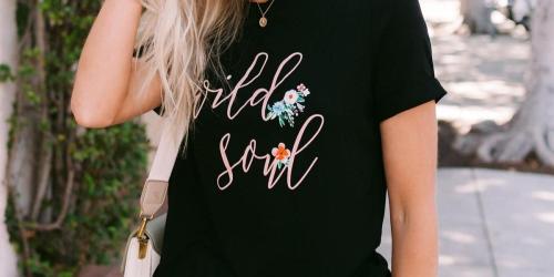 Women’s Graphic Tees Just $10.88 Shipped on Jane.com (Regularly $46)