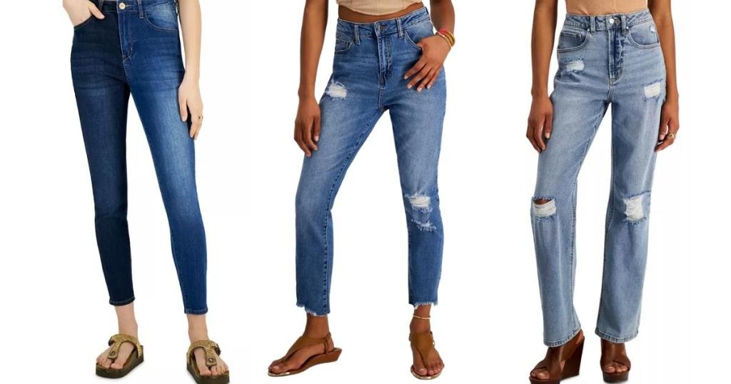 women wearing jeans from macy's