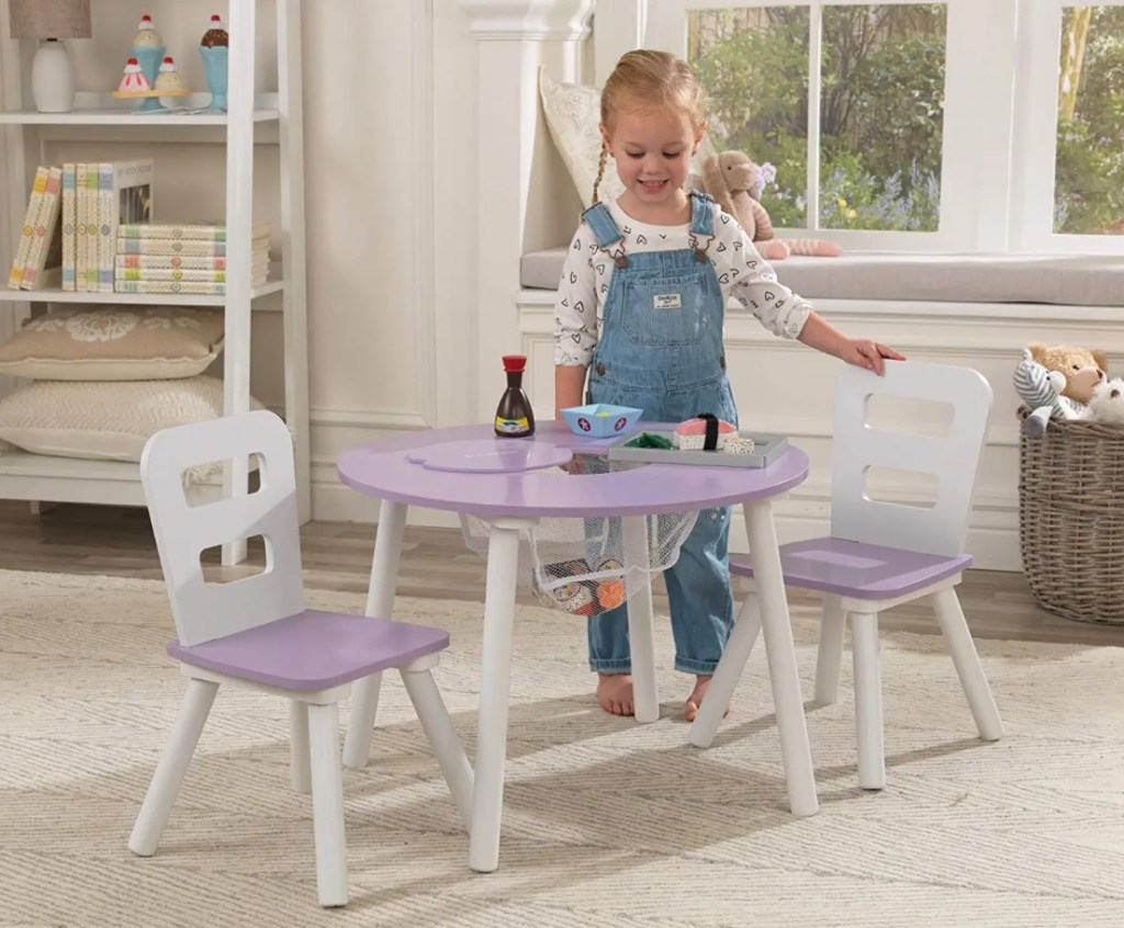 Up to 50 Off KidKraft Furniture on Amazon Wooden Table, Stools