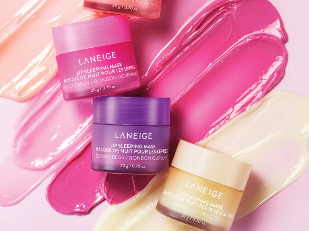 Laneige-Lip-Masks-variety Laneige Lip Sleeping Mask 3-Pack فقط 39.99 دولارًا يتم شحنها على Woot.com (13.33 دولارًا فقط لكل منها!)