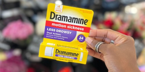 Dramamine Motion Sickness & Nausea Tablets from $2.98 Shipped on Amazon