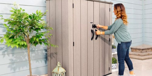 Vertical Storage Shed Just $149.98 on SamsClub.com w/ Free In-Store Pickup (Regularly $300)