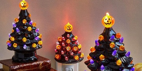 Retro Ceramic Trees with Lights from $9.99 + Free Shipping | Halloween, Christmas, & More
