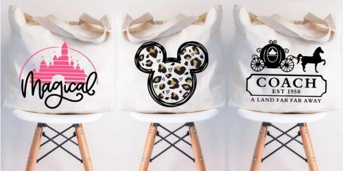 Magical Canvas Totes Only $16.88 Shipped | Perfect for the Theme Park or Beach!
