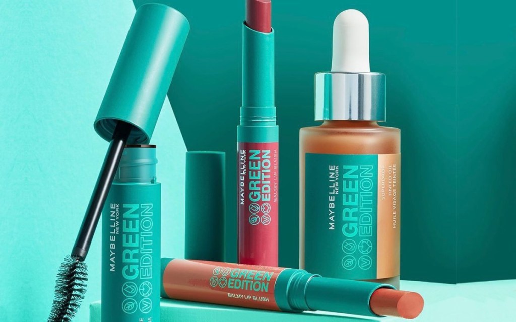 Maybelline Green Edition makeup products