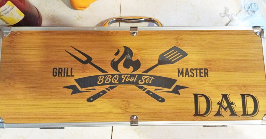 wood grilling tools case