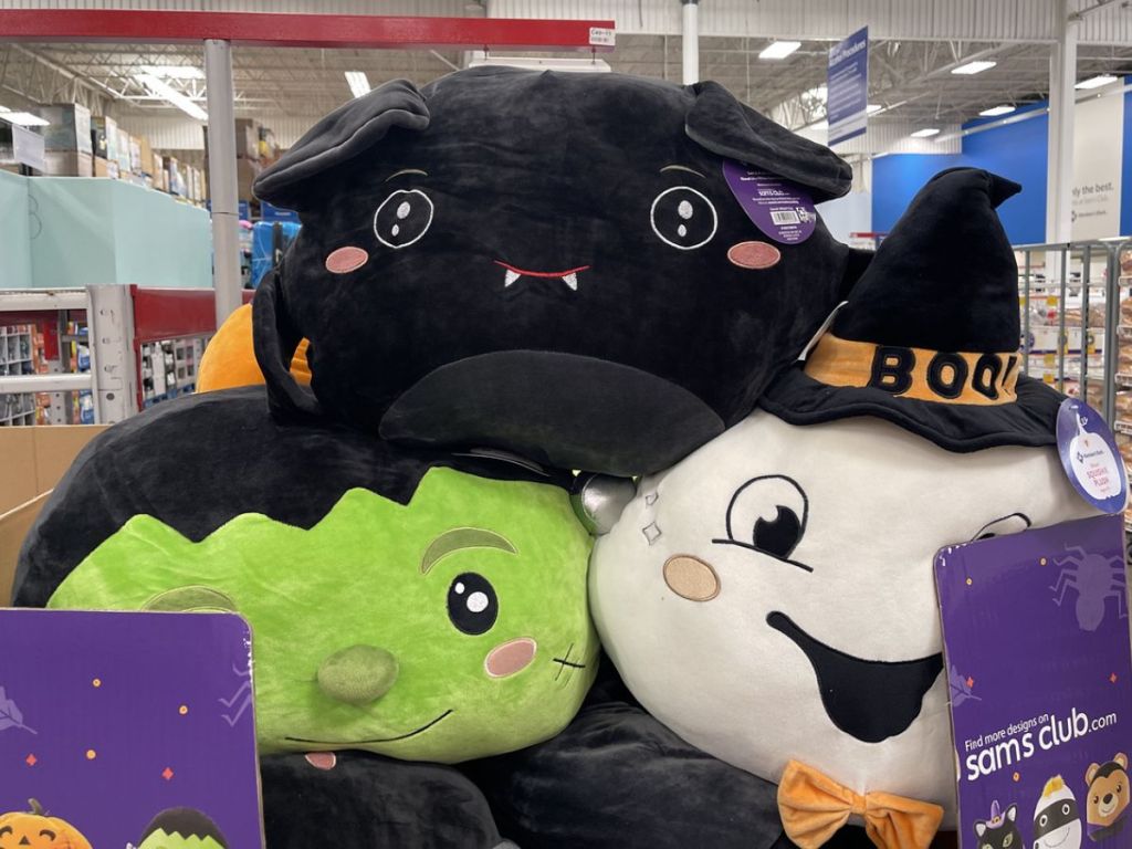 Sams Club Halloween 2022 Halloween Squishy Plush Pillows Only 19 98 At Sam S Club Ghost Bat Frankenstein More