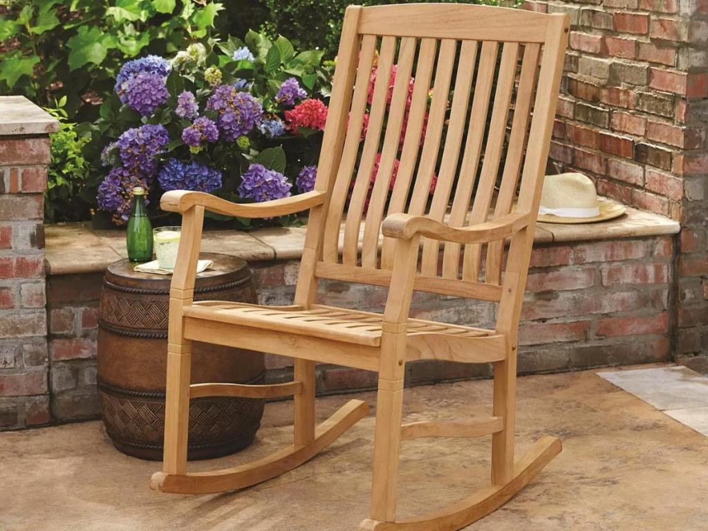 Member's Mark Teak Rocking Chair Only $109.98 on Sam'sClub.com ...
