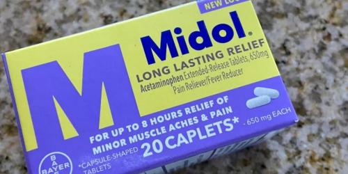 Midol Long-Lasting Relief Caplets 20-Count Bottle Only $4.49 Shipped on Amazon (Reg. $7)