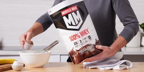 Muscle Milk 100% Whey Protein Powder 5lb Bag Only $39.99 Shipped on Amazon