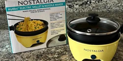 Nostalgia MyMini Electric Skillet & Noodle Maker Only $9 on Amazon (Regularly $16)