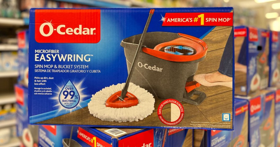 O-Cedar EasyWring Spin Mop Only $26 on Amazon (Regularly $40)