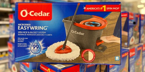 O-Cedar EasyWring Spin Mop Only $26 on Amazon (Regularly $40)