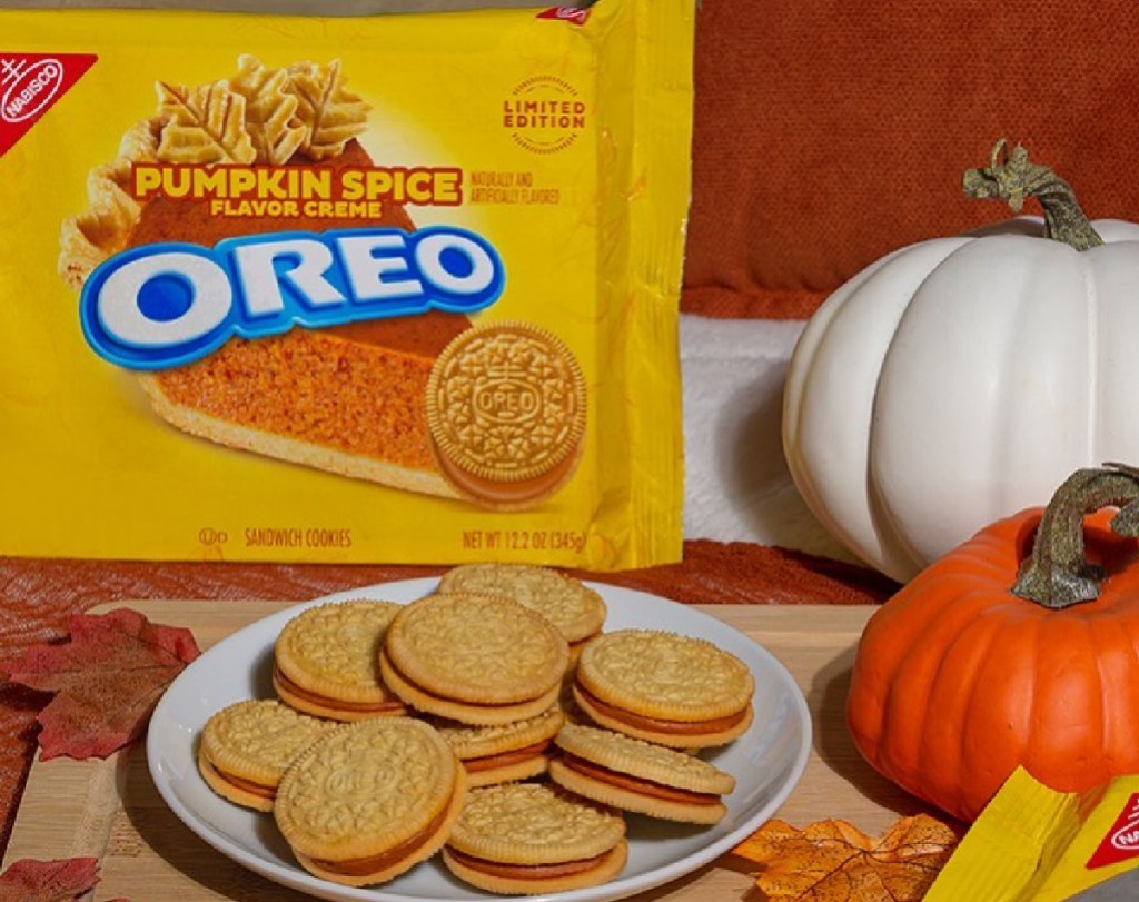 OREO pumpkin spice cookies