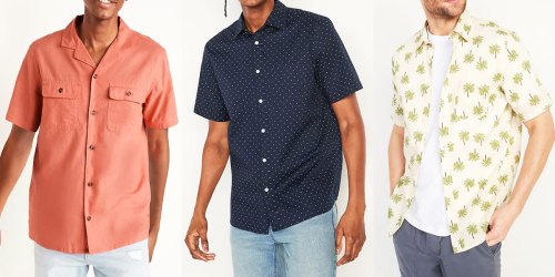 Old Navy Men’s Button-Down Shirts Only $10 (Regularly $27)