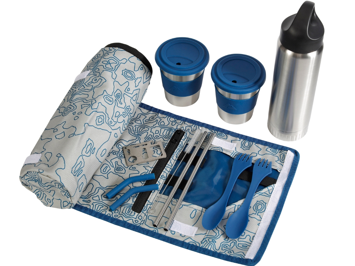 Ozark Trail Clearance Reusable Cutlery & Drinkware 10Piece Set Only