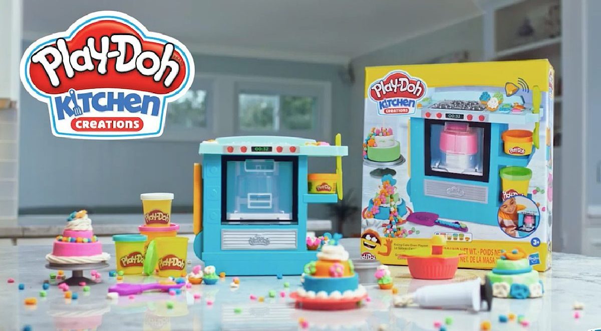 Play Doh Oven Bakery Playset ONLY 13 93 On Amazon Reg 22 Lowest   Play Doh Kitchen Creations Rising Cake Oven Bakery Playset 1 E1663112692159 