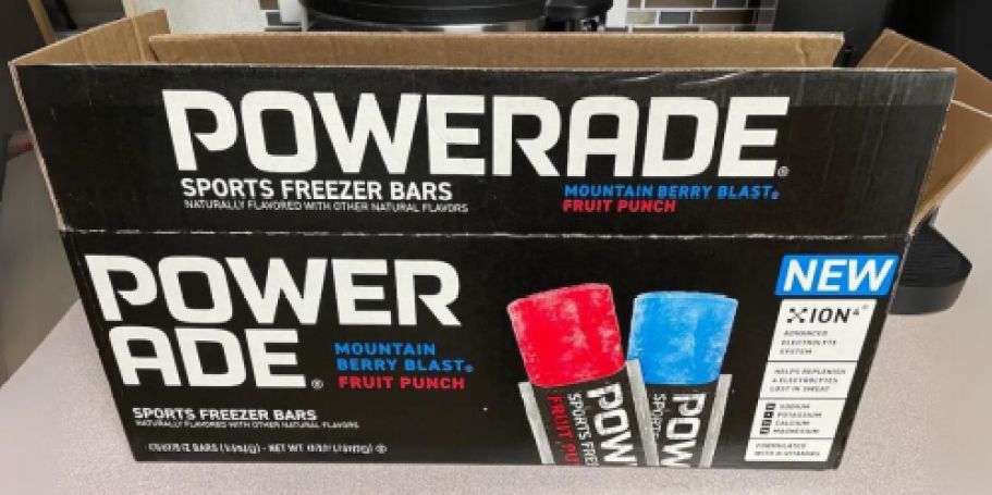 Powerade Sports Freezer Bars 70-Pack ONLY $2.98 at Walmart