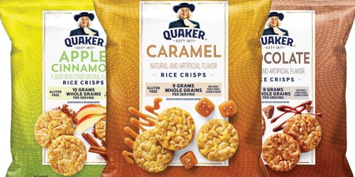 Quaker Rice Crisps 30-Count Variety Pack Only $12.71 Shipped on Amazon