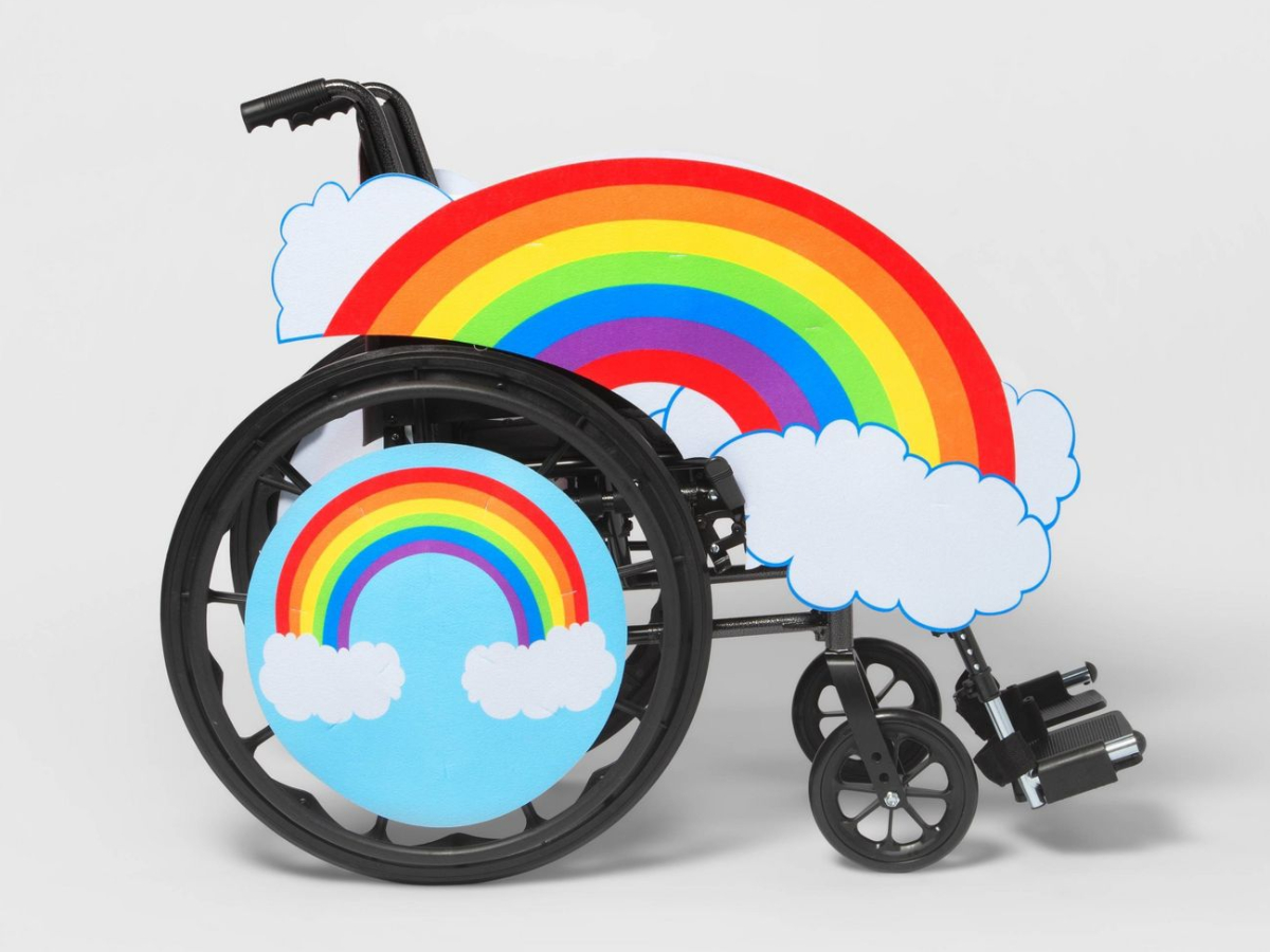 Rainbow Wheelchair Cover