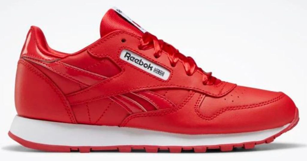 red and white kids reebok shoes