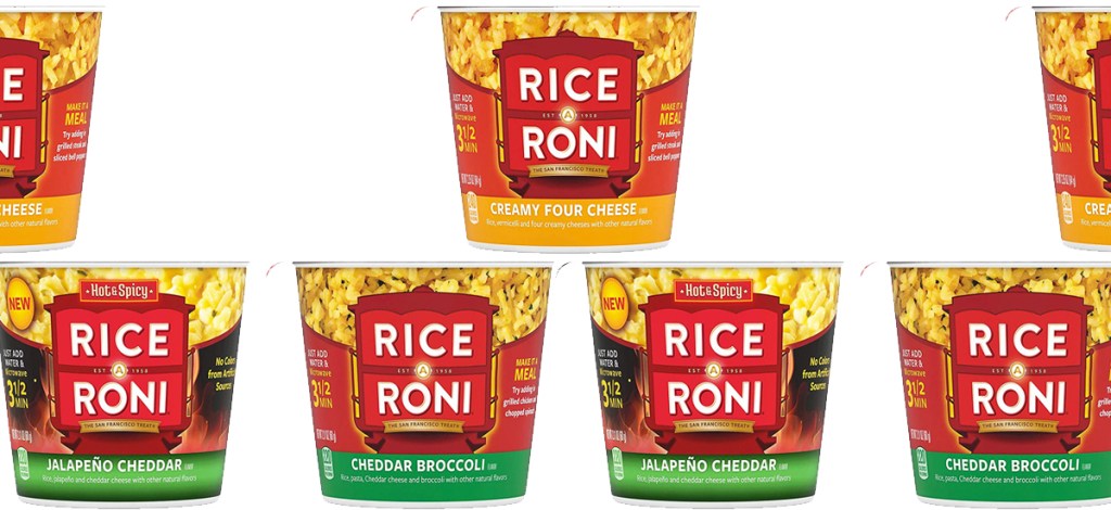 Rice-A-Roni cups
