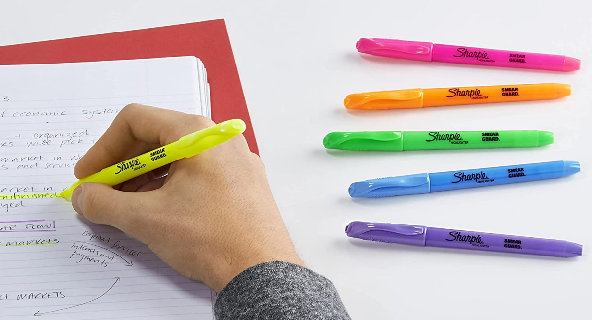 Sharpie Pocket Highlighters 24Pack Just 9 on Amazon + Many More Deals