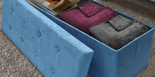 Highly-Rated Storage Bench Ottoman from $39.99 Shipped (Reg. $83) – Choose from 5 Colors