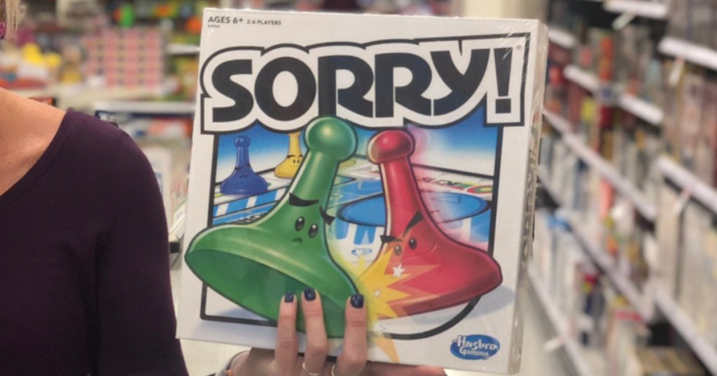 holding Sorry game 