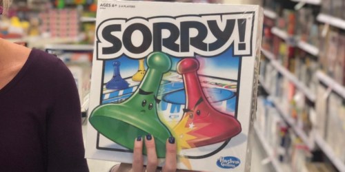 Hasbro Board Games Sale | Sorry Just $4.99 on Amazon (Regularly $12) + More
