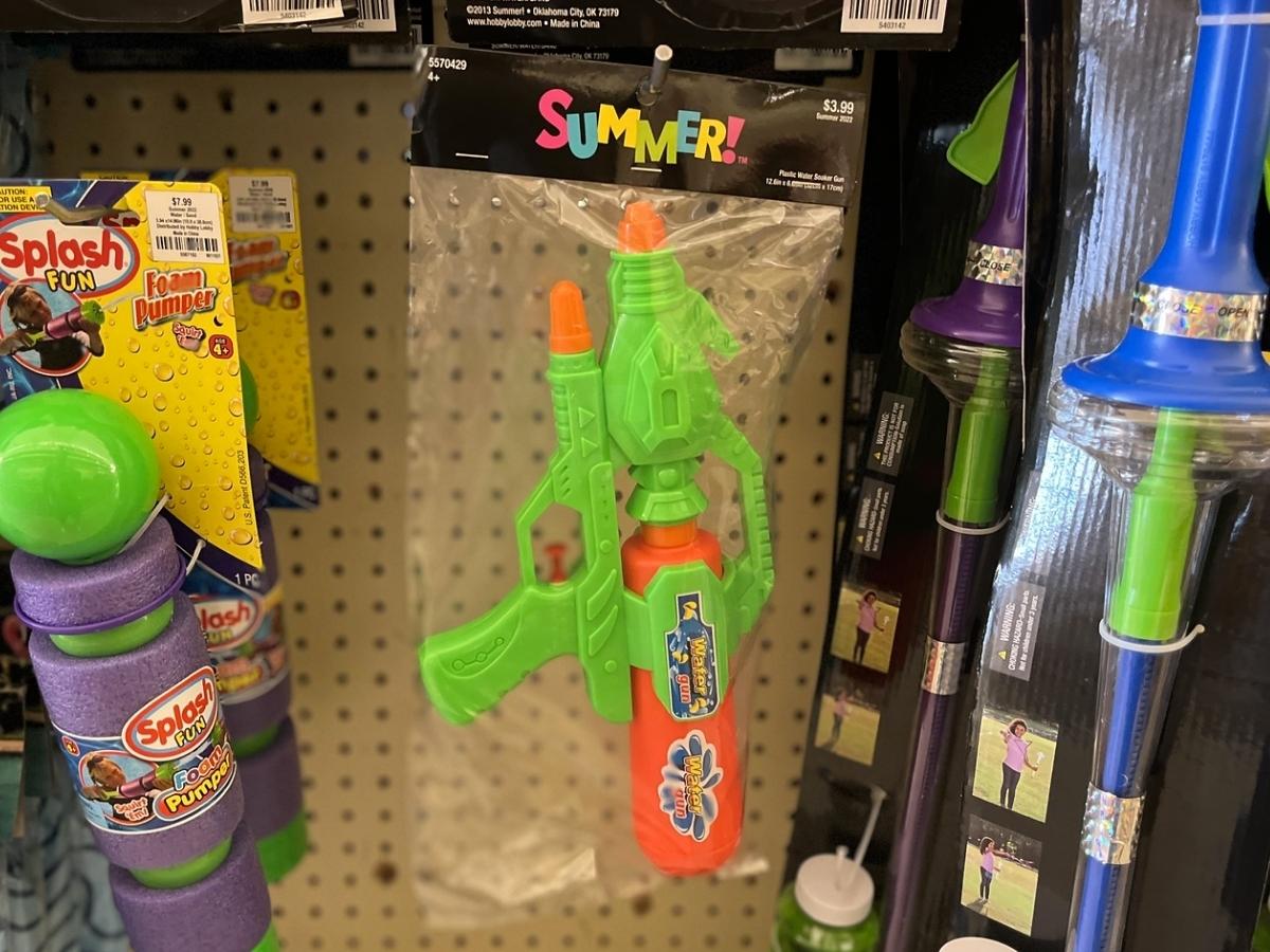 Hobby lobby store summer toys