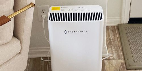 Large Air Purifier w/ HEPA Filter Just $71.50 Shipped | Removes Over 99% Of Airborne Particles