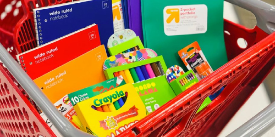 *HOT* Target School Supplies Sale | Folders, Crayons, Markers, Pencils & More from 15¢
