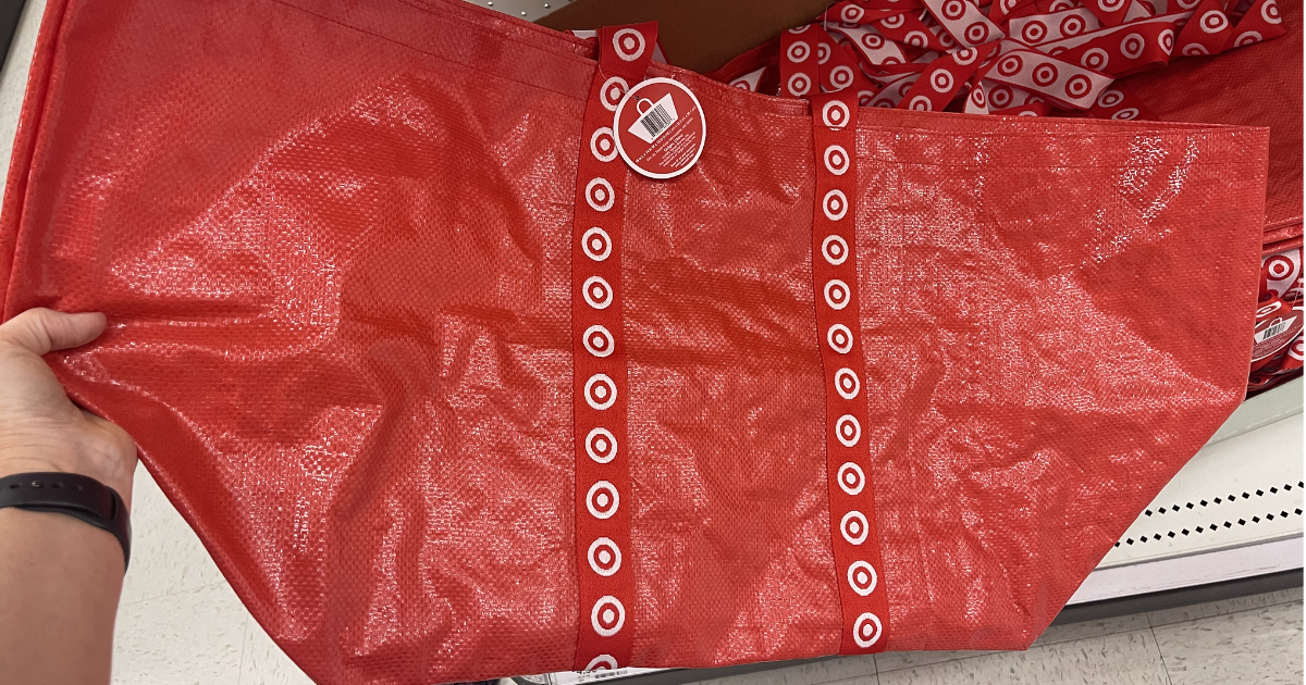 Red And White Bullseye Target Print Leather Tote Bag – GearFrost