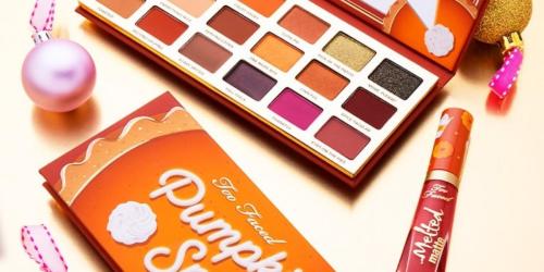Too Faced Pumpkin Spice Eye Shadow Palette & Lipstick Set Just $52.50 Shipped on QVC.com (Regularly $80)