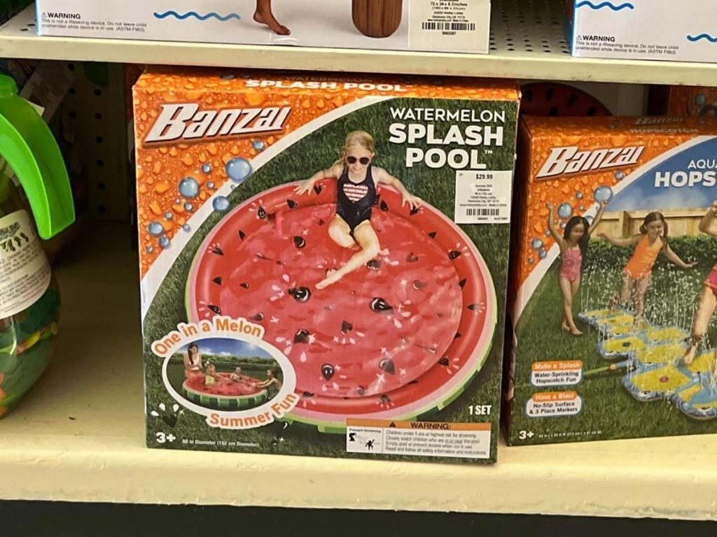Hobby Lobby Banzai Watermelon Splash Pool