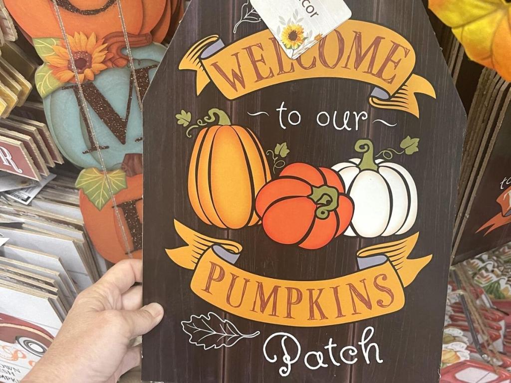Welcome to Our Pumpkin Patch Sign 
