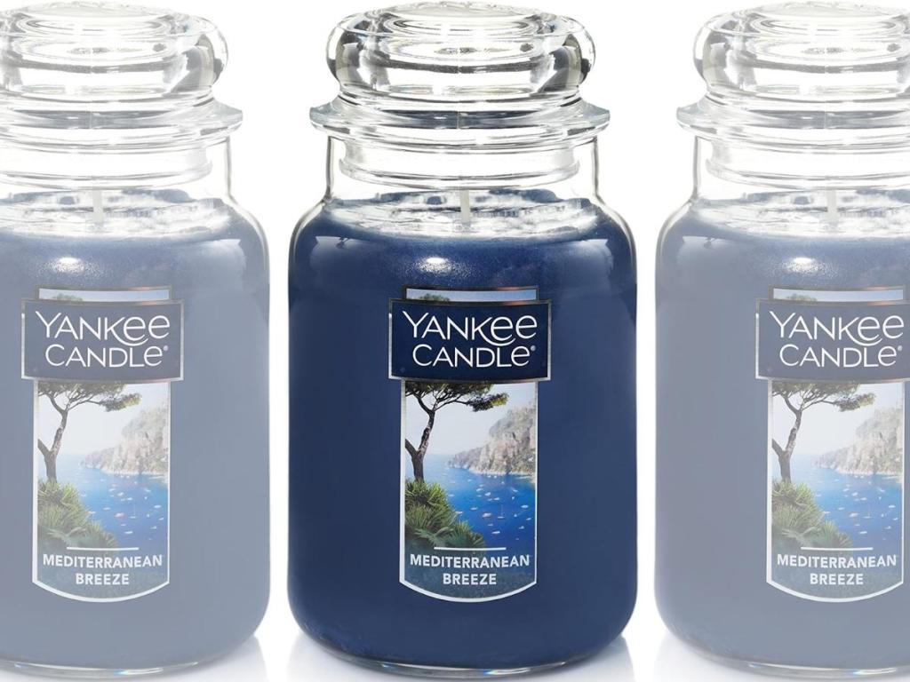 Yankee Candle Mediterranean Breeze 22oz Large Jar Single Wick Scented Candle