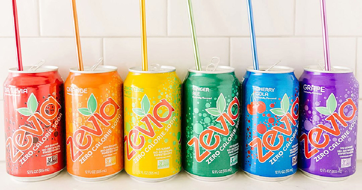 Zevia Zero Calorie Soda 24-Count Variety Pack Just $14 Shipped On ...