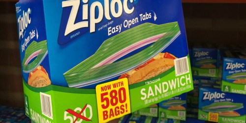 Ziploc Sandwich Bags 580-Count Just $12.25 Shipped on Amazon