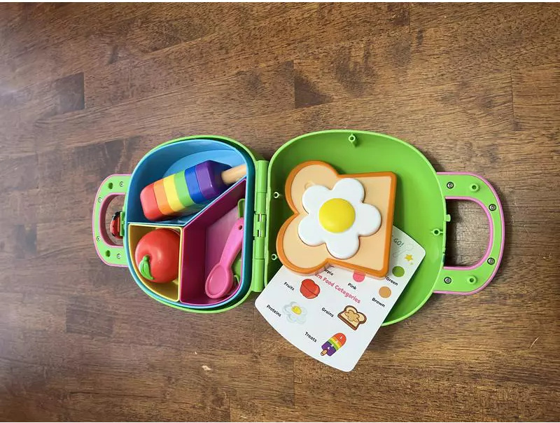 Cocomelon Lunchbox Playset - Includes Lunchbox, 3-Piece Tray, Fork, Spoon,  Toast