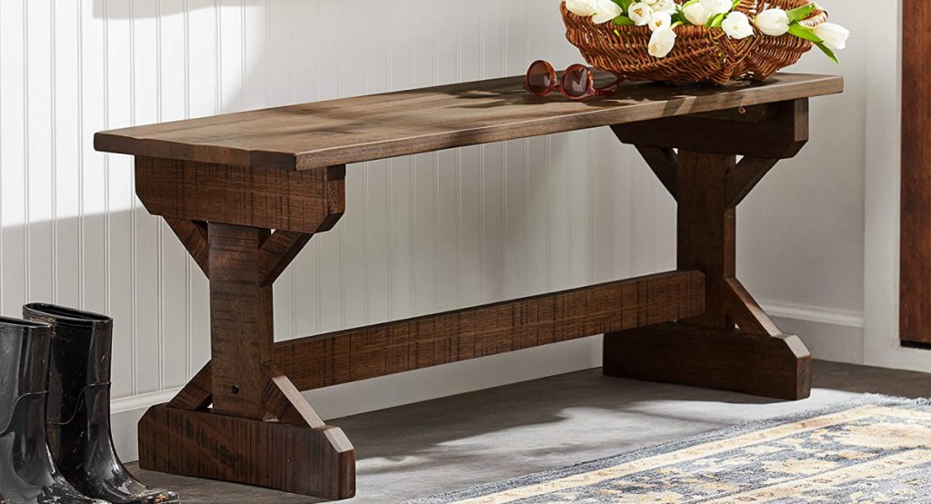 farmhouse bench