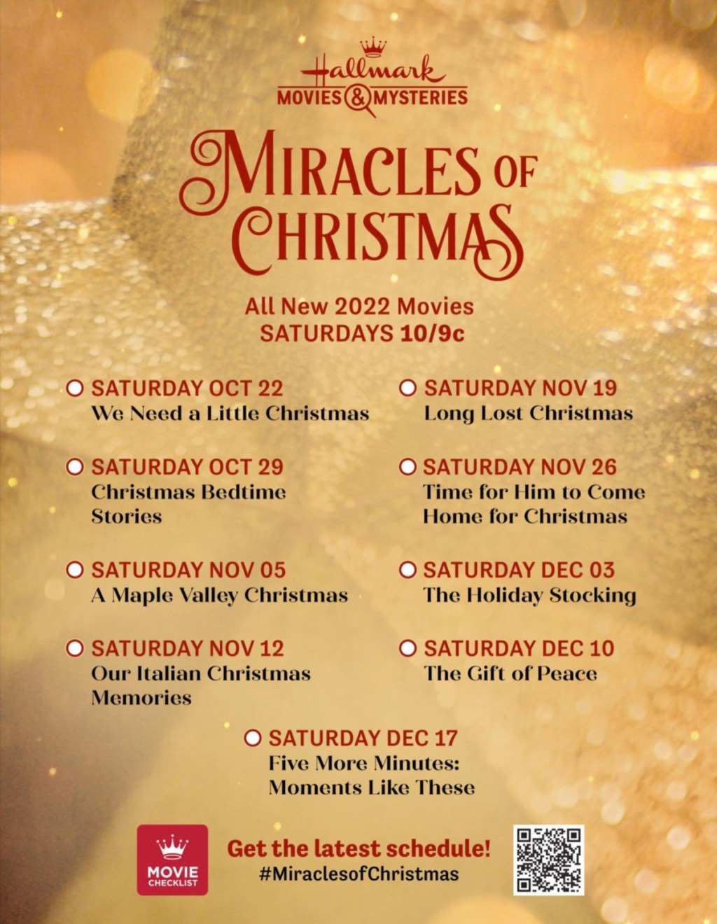 Hallmark Miracles of Christmas guide