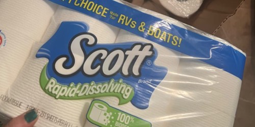 Scott Rapid-Dissolving Toilet Paper 48 Double Rolls Just $29 Shipped on Amazon