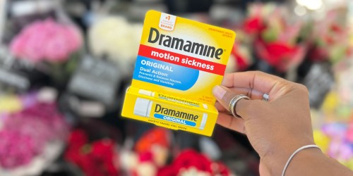 Dramamine Motion Sickness & Nausea Tablets from $2.54 Shipped on Amazon