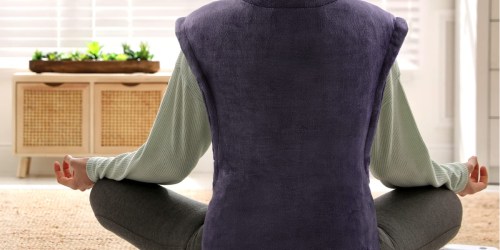 Oversized Weighted Heating Pad Just $32 Shipped on Amazon (For Back, Neck & Shoulders)