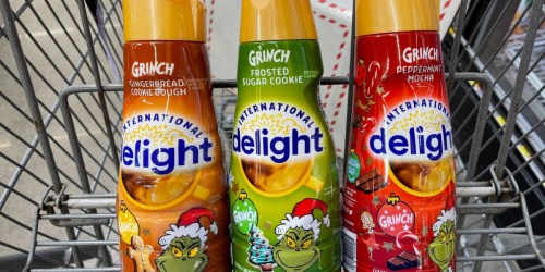 International Delight Grinch Coffee Creamers Now Available! (Includes NEW Gingerbread Cookie Dough Flavor)
