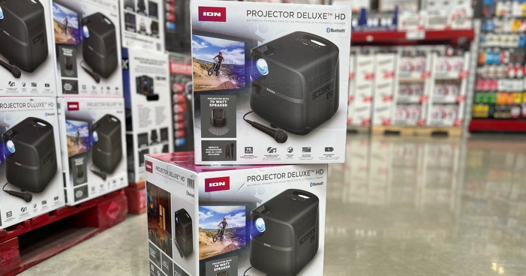 ION Projector Deluxe With Speakers Only $199 at Sam's Club | Hip2Save