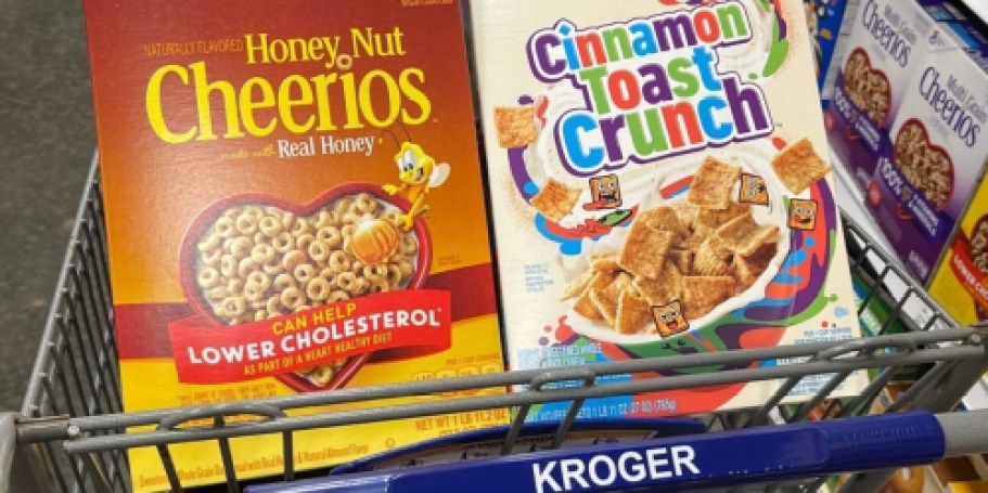 Kroger BOGO Deals! Giant Cereal $3.49, Guacamole $2.99 + Beans Just $1.24